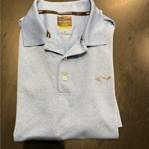 Greg Norman Collection Light Blue Polo Shirt